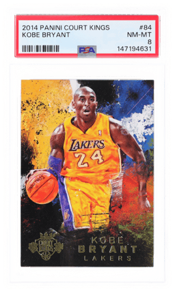 2014 Panini Court Kings Kobe Bryant #84 PSA 8