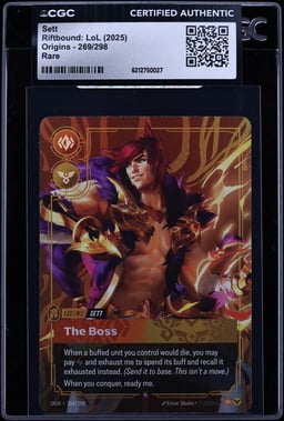 2025 Riftbound League Of Legends LoL Origins Sett #269 CGC AUTH