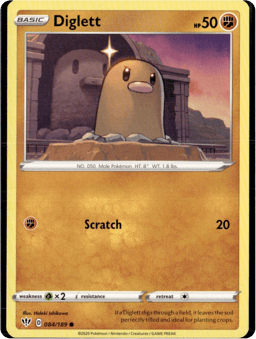 2020 Diglett #84 Darkness Ablaze