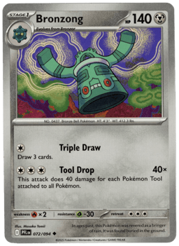 2025 Bronzong #72 Phantasmal Flames