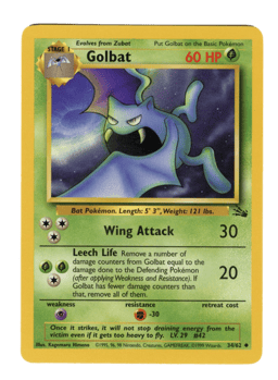 1999 Golbat #34 Fossil Unlimited