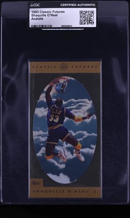1993 Classic Futures Acetate Shaquille O'Neal /4500 CGC AUTH