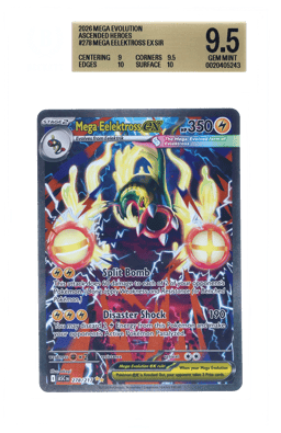 2026 Pokemon Mega Evolution Ascended Heroes Special Illustration Rare Mega Eelektross Ex #278 BGS 9.5
