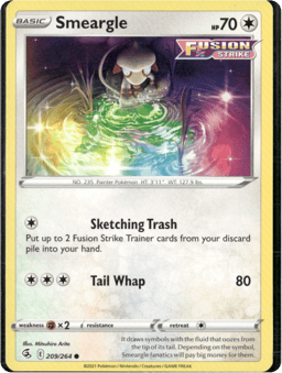 2021 Smeargle #209 Fusion Strike