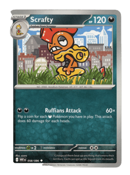 2025 Scrafty #58 White Flare