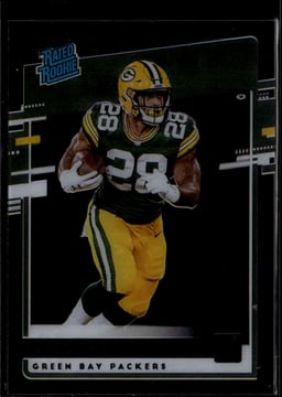 2020 AJ Dillon #RR-AD Chronicles Clearly Donruss Rated Rookies