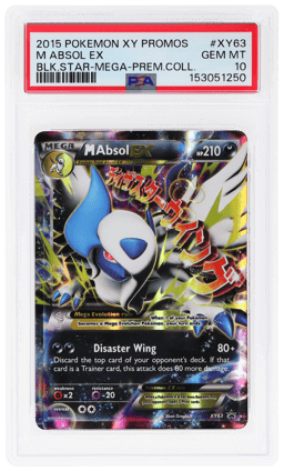2015 Black Star Promos - XY English Mega Absol-Ex Premium Collection M Absol Ex #XY63 PSA 10