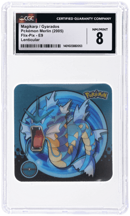 2005 Pokemon Merlin Flix-Pix Lenticular Gyarados/Magikarp #E9 CGC 8