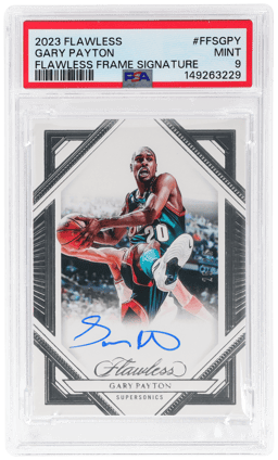 2023 Panini Flawless Flawless Frame Signatures Gary Payton II #FFS-GPY 25/25 PSA 9