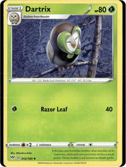 2020 Dartrix #12 Darkness Ablaze