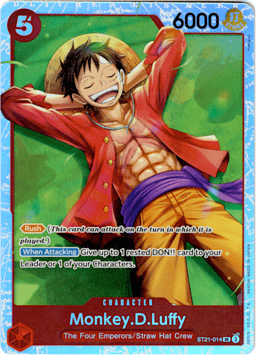 2025 Monkey.D.Luffy (foil) #14 EX Gear 5