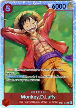 2025 Monkey.D.Luffy (foil) #14 EX Gear 5