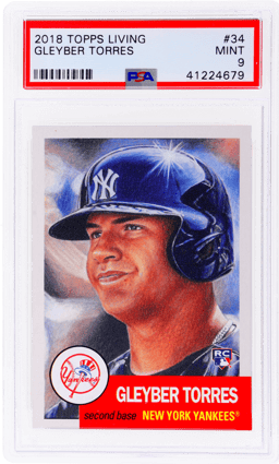 2018 Topps Living Gleyber Torres #34 PSA 9