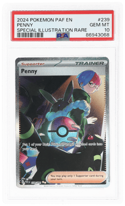 2024 Pokemon Scarlet and Violet Paldean Fates Special Illustration Rare Penny #239 PSA 10