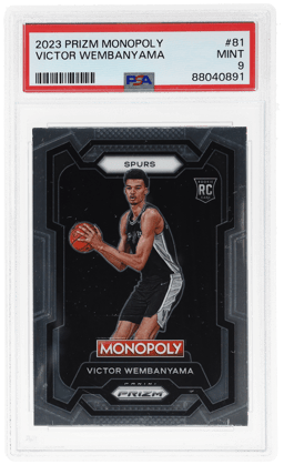 2023 Panini Prizm Monopoly Victor Wembanyama #81 PSA 9
