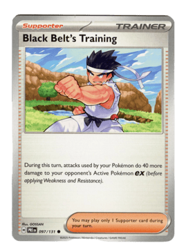 2025 Black Belt's Training #97 Prismatic Evolutions