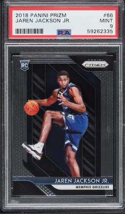 2018 Panini Prizm Jaren Jackson Jr. ROOKIE #66 PSA 9 MINT