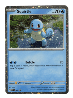 2023 Squirtle #48 Scarlet & Violet Black Star Promos