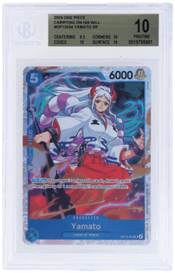 2025 One Piece Card Game Carrying On His Will Yamato #OP13054 BGS 10