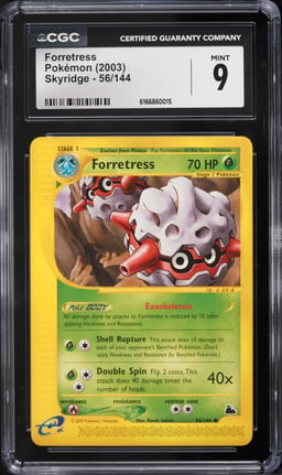 2003 Pokemon Skyridge Forretress #56 CGC 9 MINT