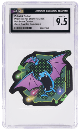 2005 Pokemon Center Stickers Japanese Cave Dweller Campaign Golbat/Zubat # CGC 9.5