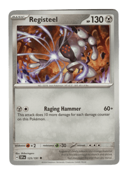 2024 Registeel #125 Surging Sparks