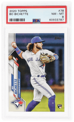 2020 Topps Bo Bichette #78 PSA 8