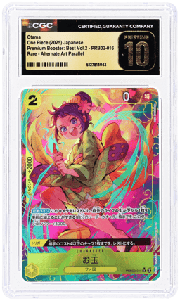 2025 One Piece Premium Booster Best Volume 2 Japanese Alternate Art Otama #PRB02016 CGC PRI