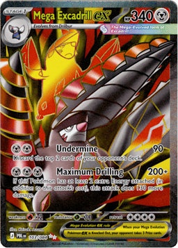 2026 Mega Excadrill ex #103 Pitch Black