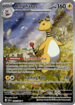 2026 Ampharos #90 Chaos Rising