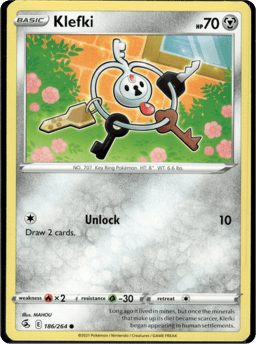 2021 Klefki #186 Fusion Strike