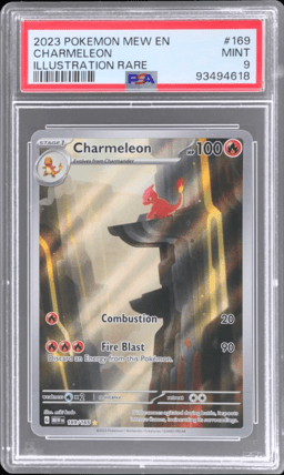 2023 Pokemon Scarlet and Violet 151 Illustration Rare Charmeleon #169 PSA 9