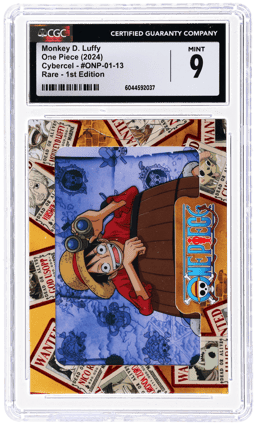 2024 One Piece Cybercel Series 1 Monkey D. Luffy #ONP0113 CGC 9
