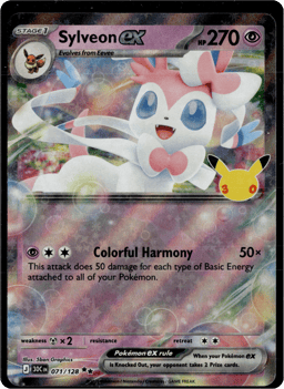 2026 Sylveon ex #71 30th Celebration