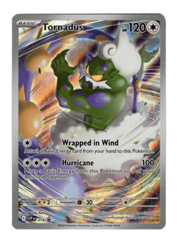 2023 Tornadus #210 Scarlet & Violet Black Star Promos