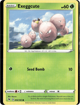 2020 Exeggcute #4 Vivid Voltage