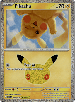 2026 Pikachu #26 30th Celebration