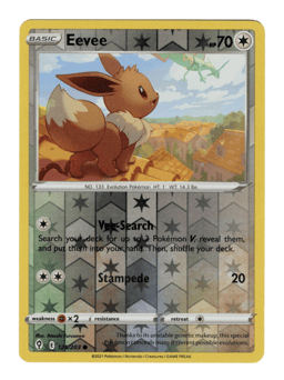 2021 Eevee #125 Evolving Skies
