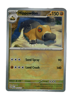 2025 Hippowdon  (Master Ball) #53 Prismatic Evolutions