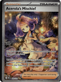 2025 Acerola's Mischief #183 Mega Evolution