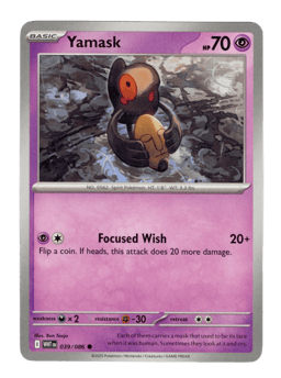 2025 Yamask #39 White Flare