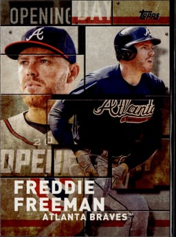 2018 Freddie Freeman #OD-12 Topps Opening Day