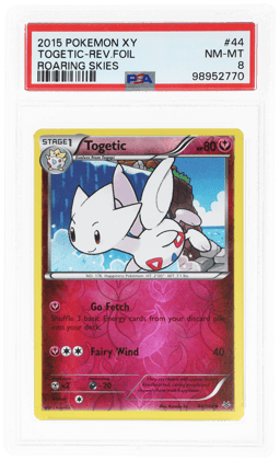 2015 Pokemon XY Roaring Skies Reverse Holo Togetic #44 PSA 8