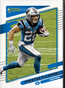 2021 Christian McCaffrey #219 Donruss