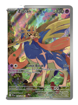 2025 Zacian #100 Phantasmal Flames