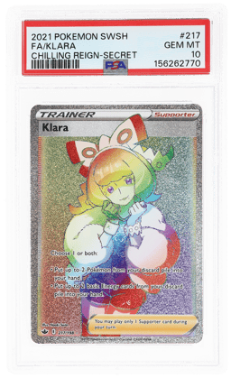 2021 Chilling Reign English Klara #217 PSA 10