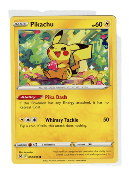 2022 Pikachu #52 Lost Origin