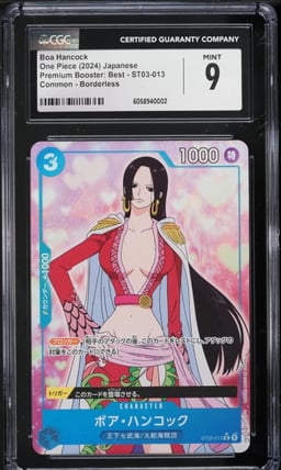 2024 One Piece Japanese Premium Best Boa Hancock #ST03-013 CGC 9 MINT