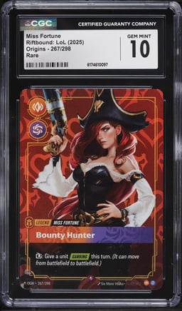2025 Riftbound League Of Legends LOL Origins Miss Fortune #267 CGC 10 GEM MINT
