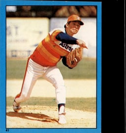 1982 Nolan Ryan #41 Topps Stickers